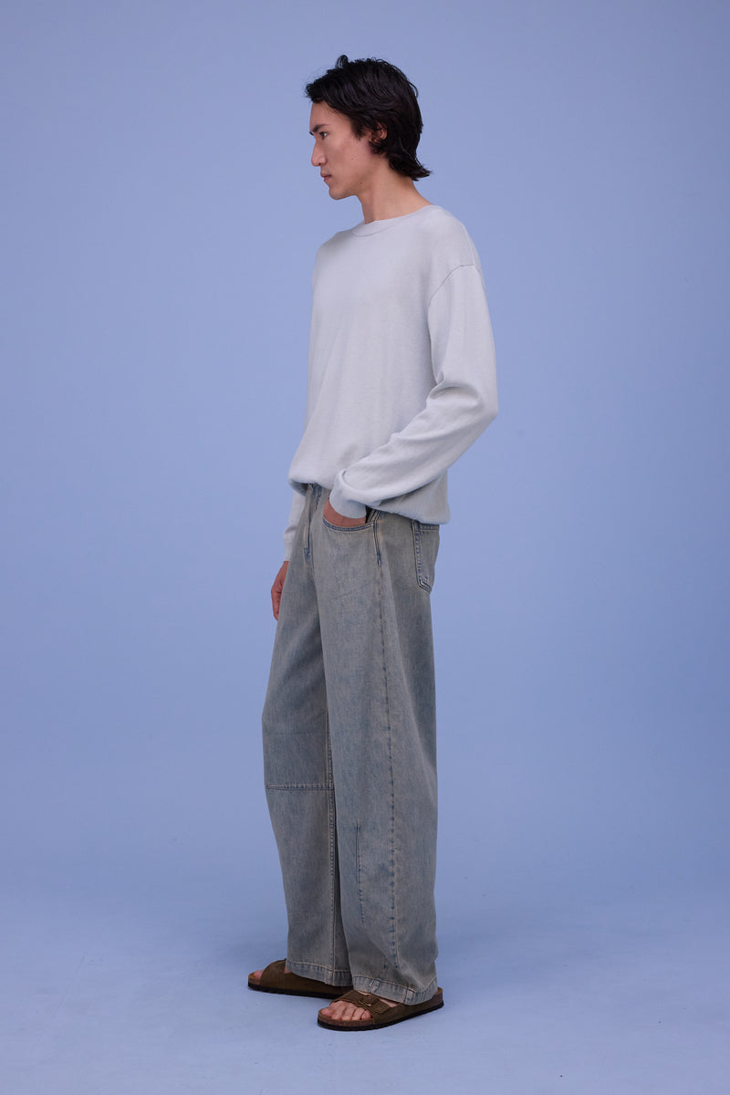 Haskovo knitted sweater in springwater