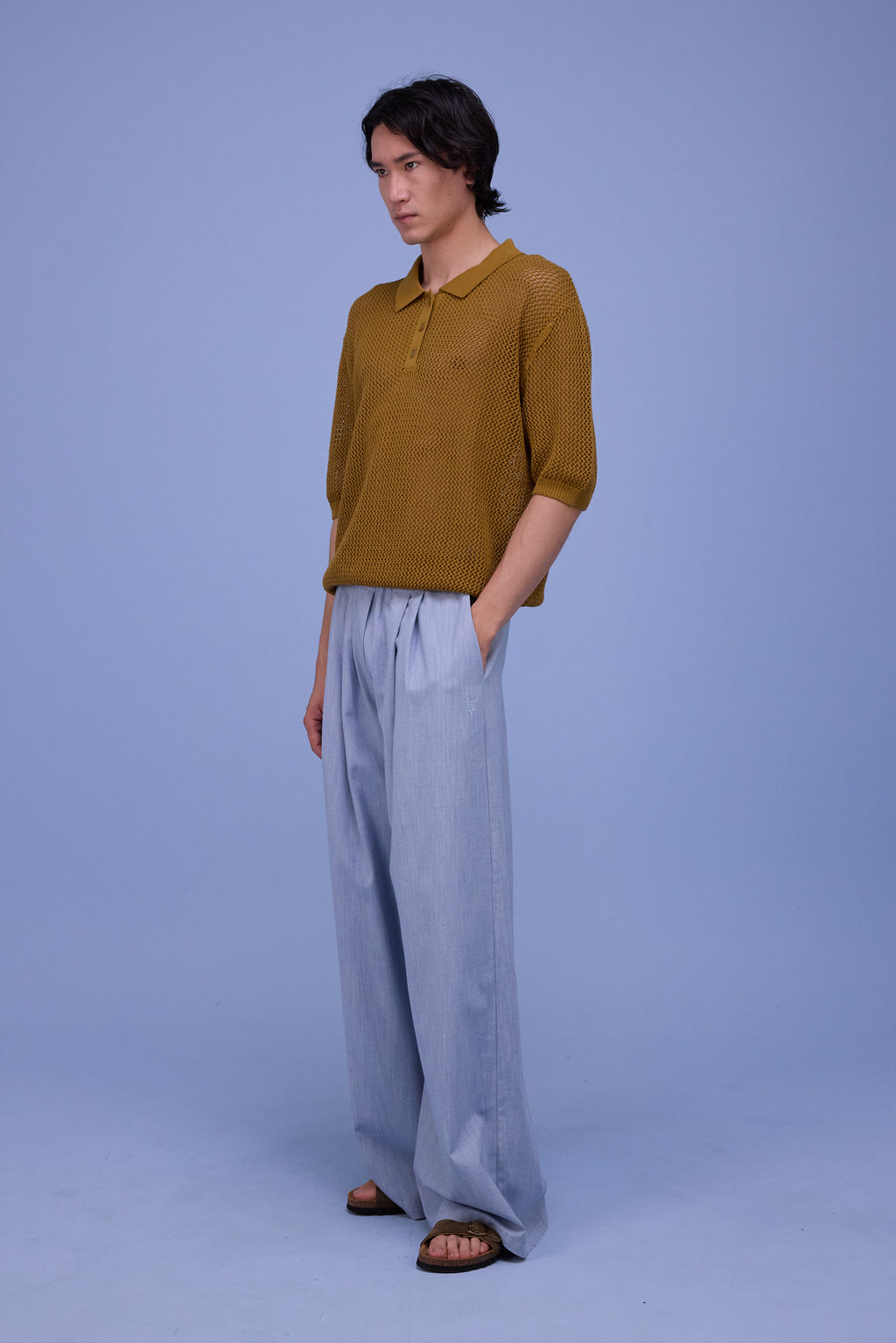 Hokkaido polo in mustard