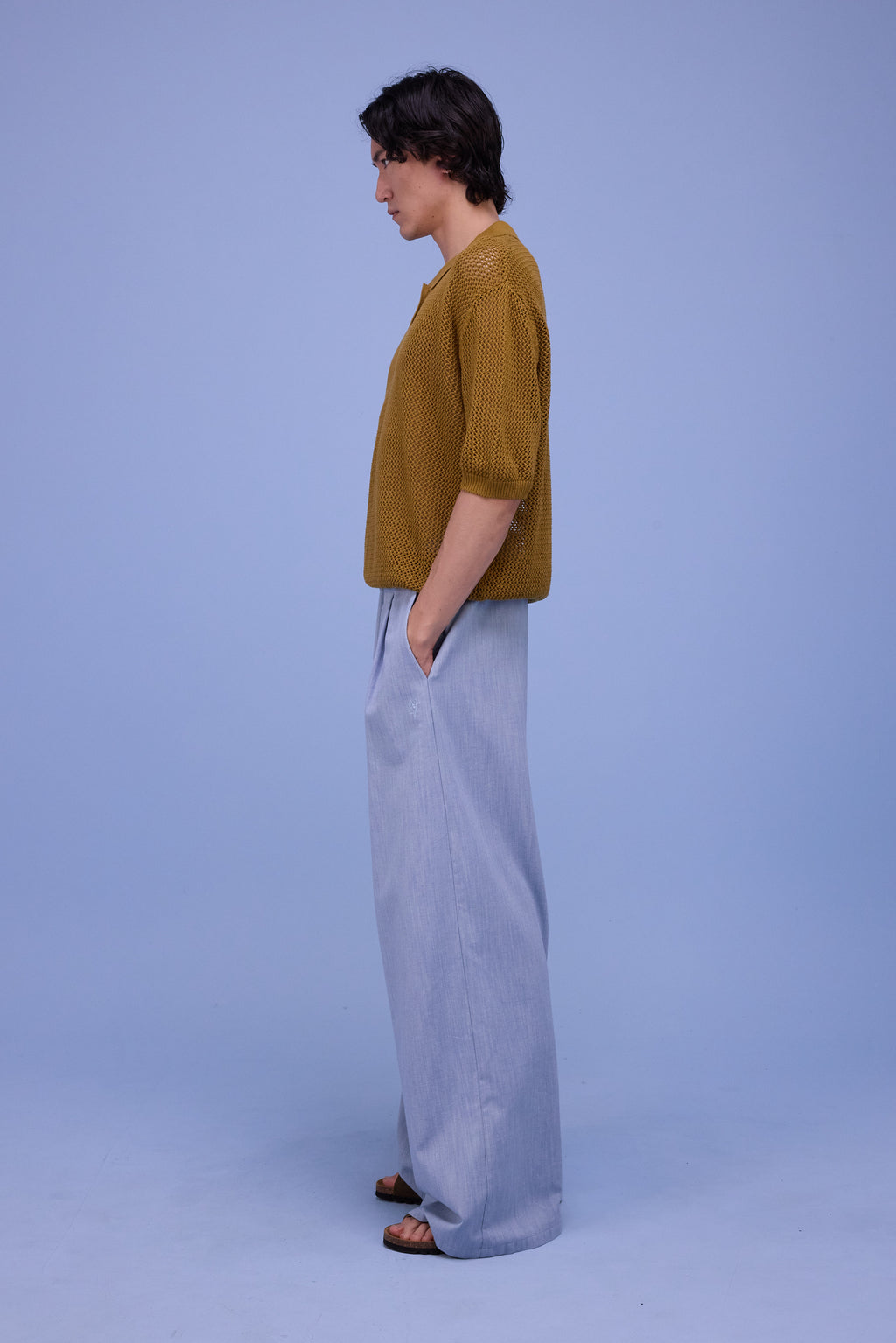 Hokkaido polo in mustard