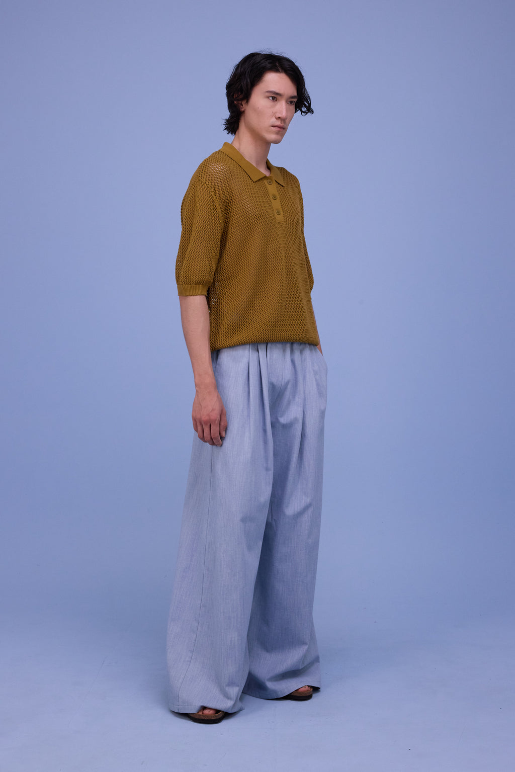 Hokkaido polo in mustard