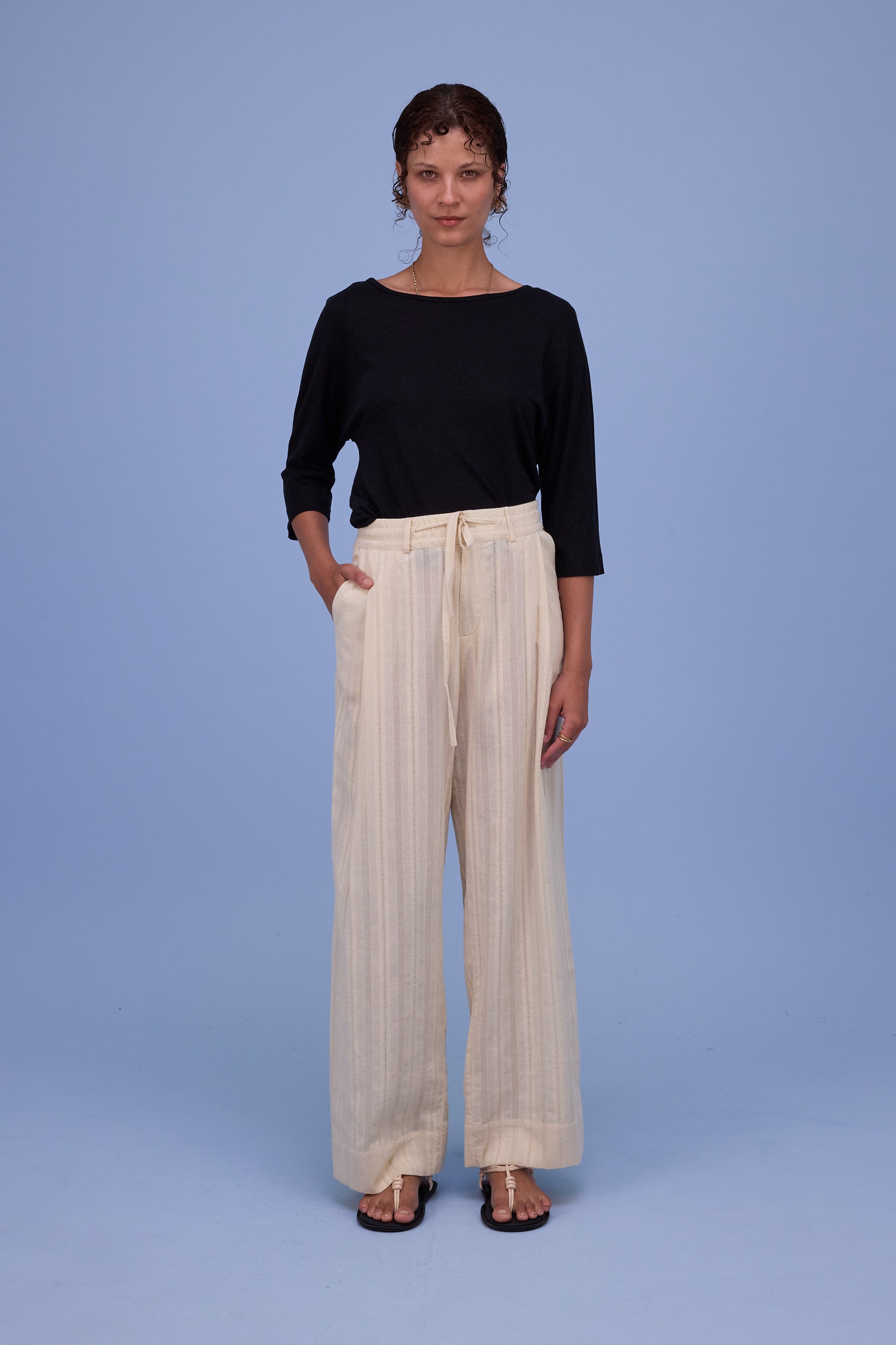 Haiko trousers in papyrus