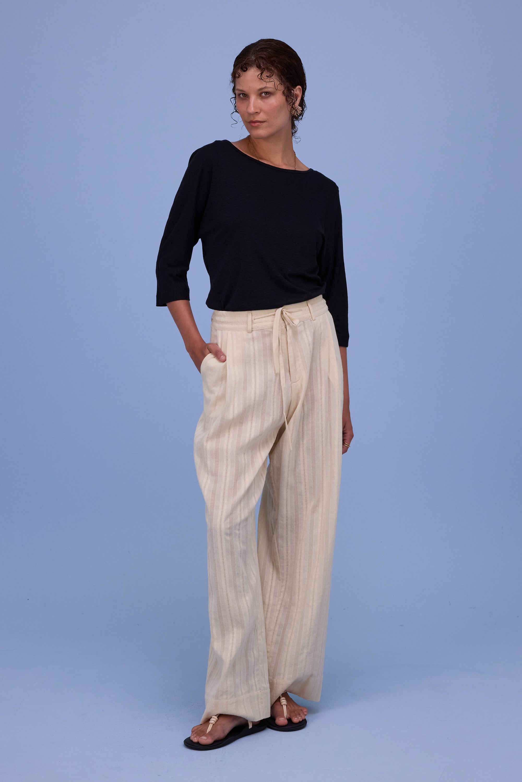 Haiko trousers in papyrus