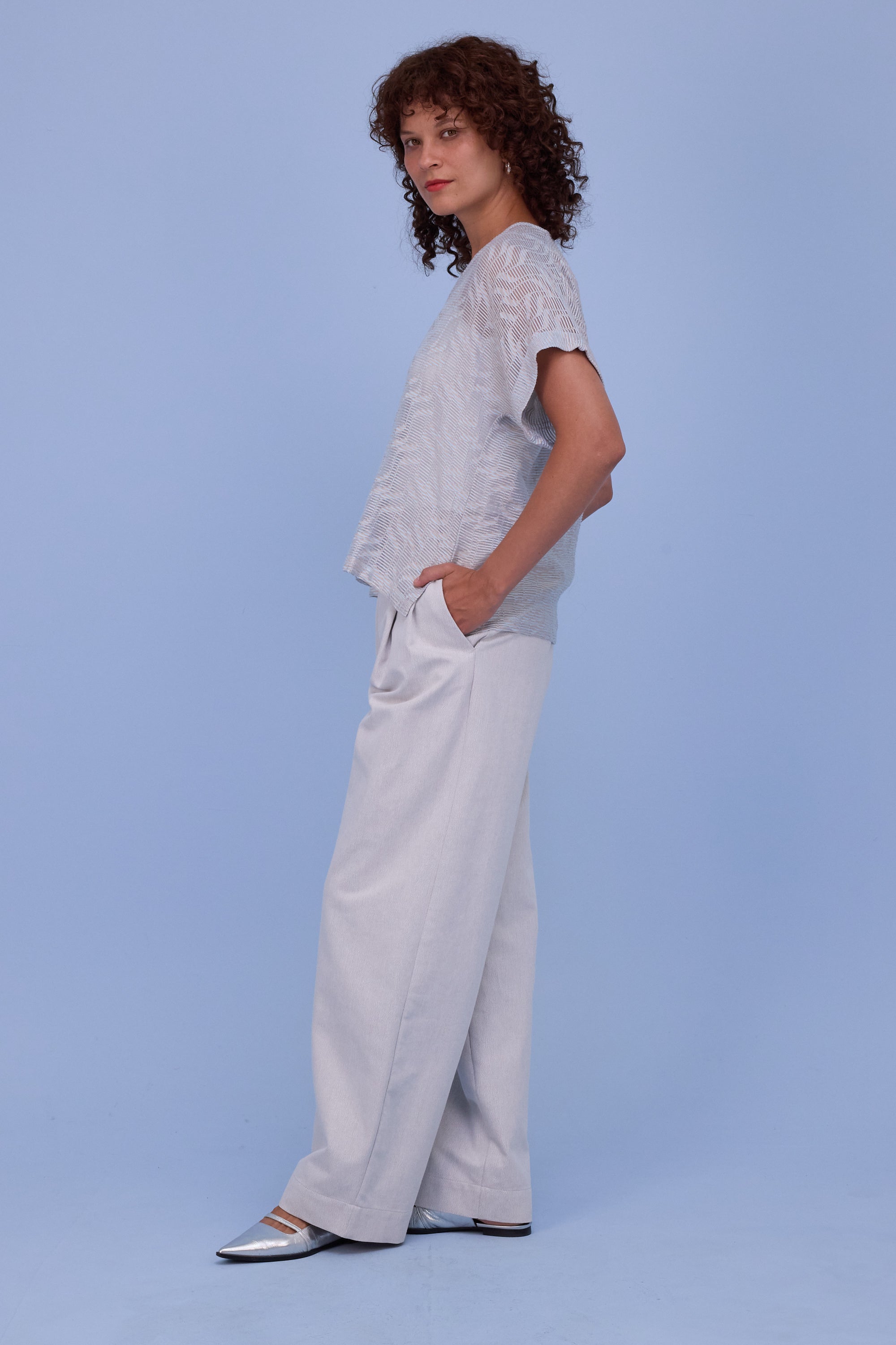 Harpo trousers in silver