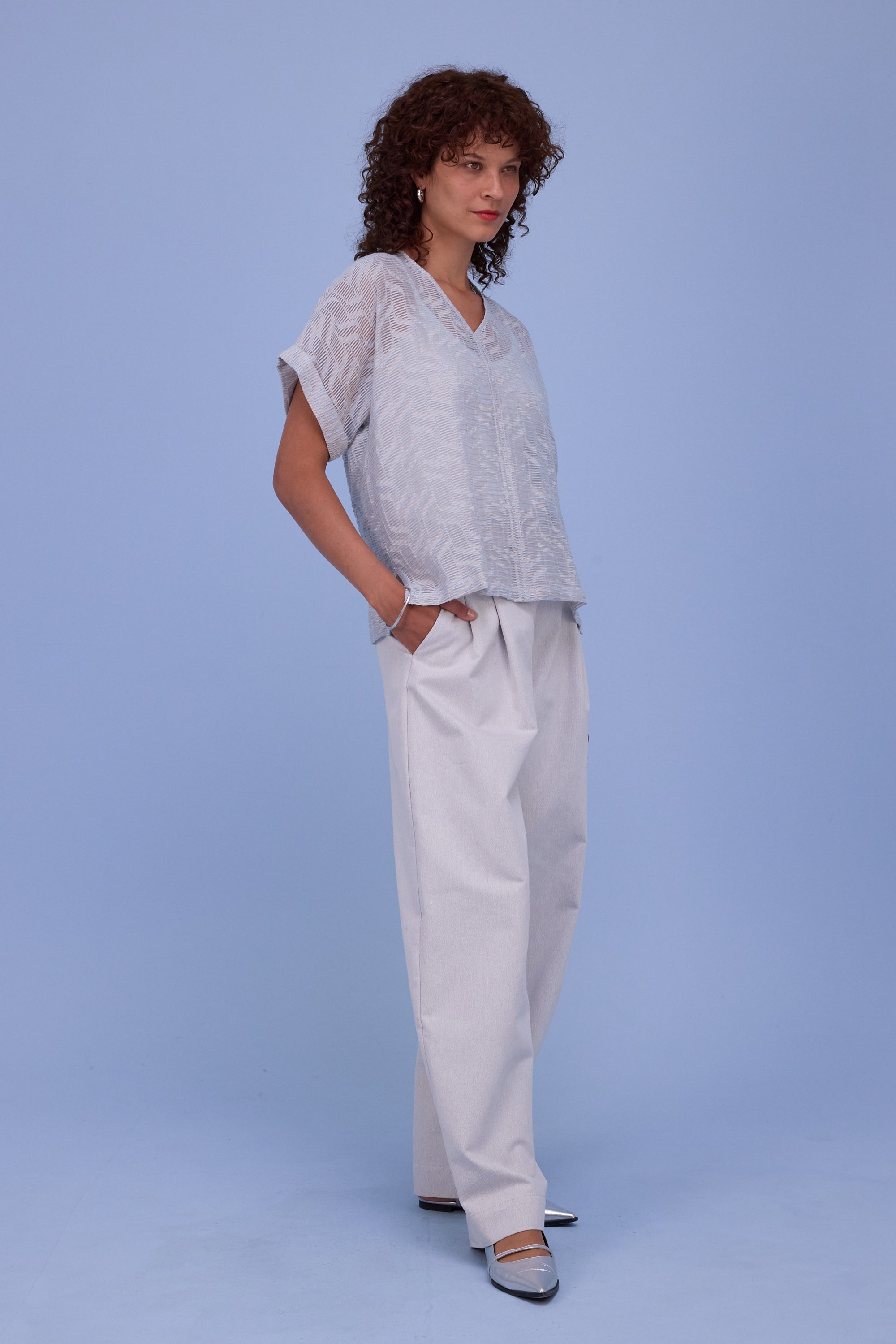 Harpo trousers in silver