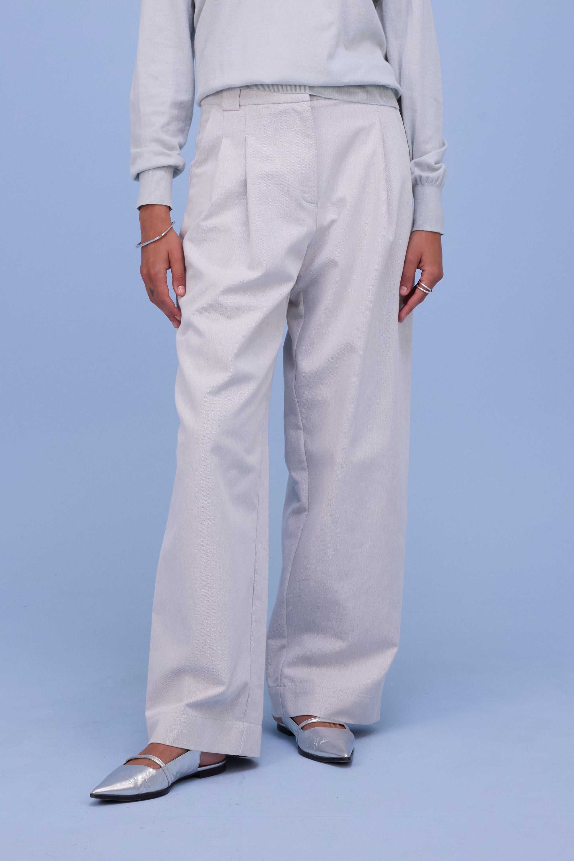 Harpo trousers in silver