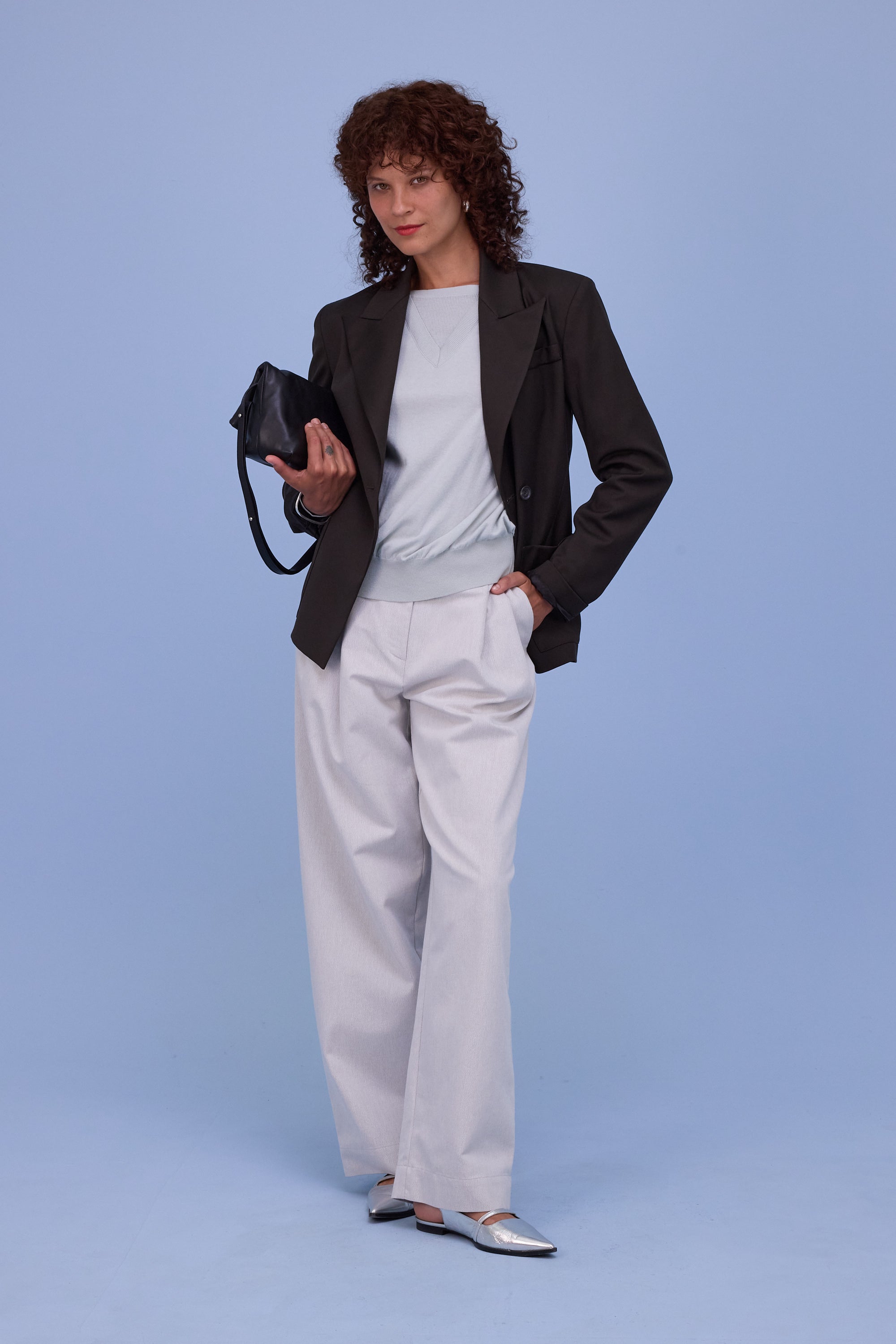 Harpo trousers in silver