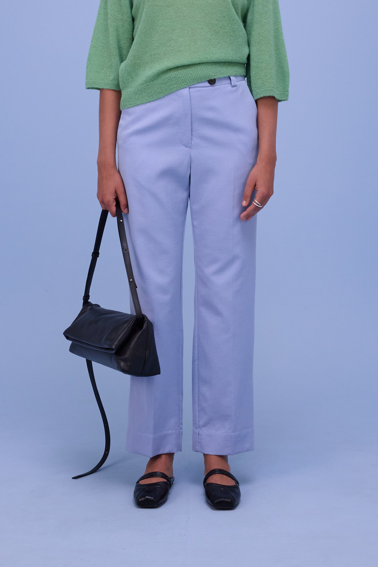 Gons trousers in soft blue