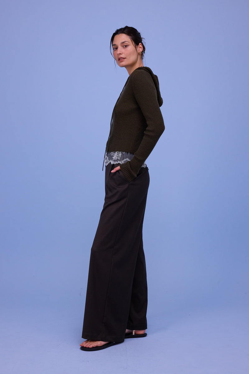 Zoella broek in black olive