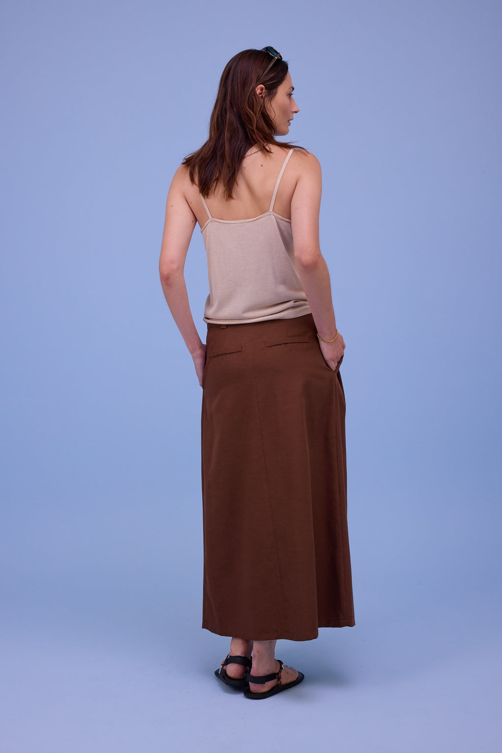 Helen skirt in cigar