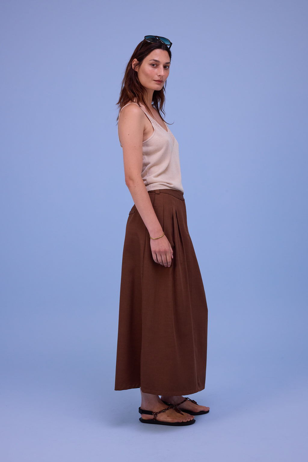 Helen skirt in cigar