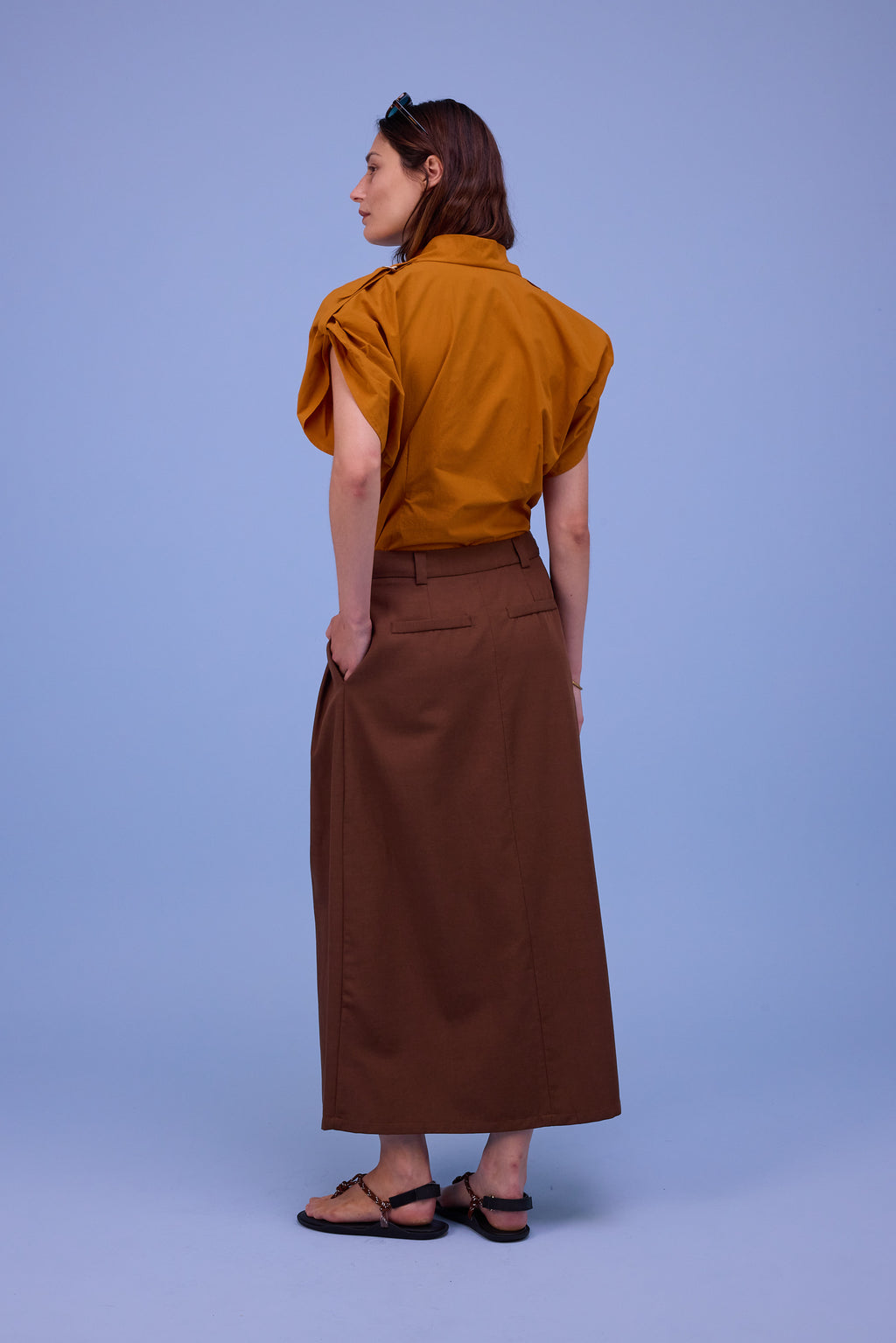 Helen skirt in cigar
