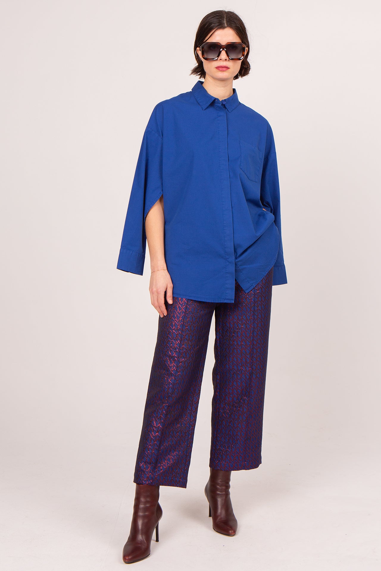 Zong broek in copper monogram