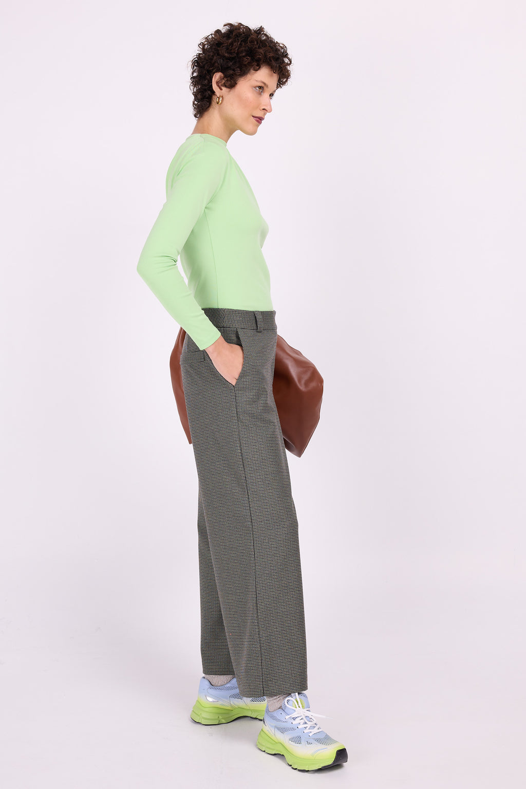 Pistazien-T-Shirt „Elaine“