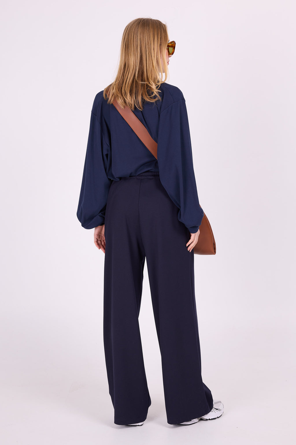 Ceylan dunkelblaue Bluse