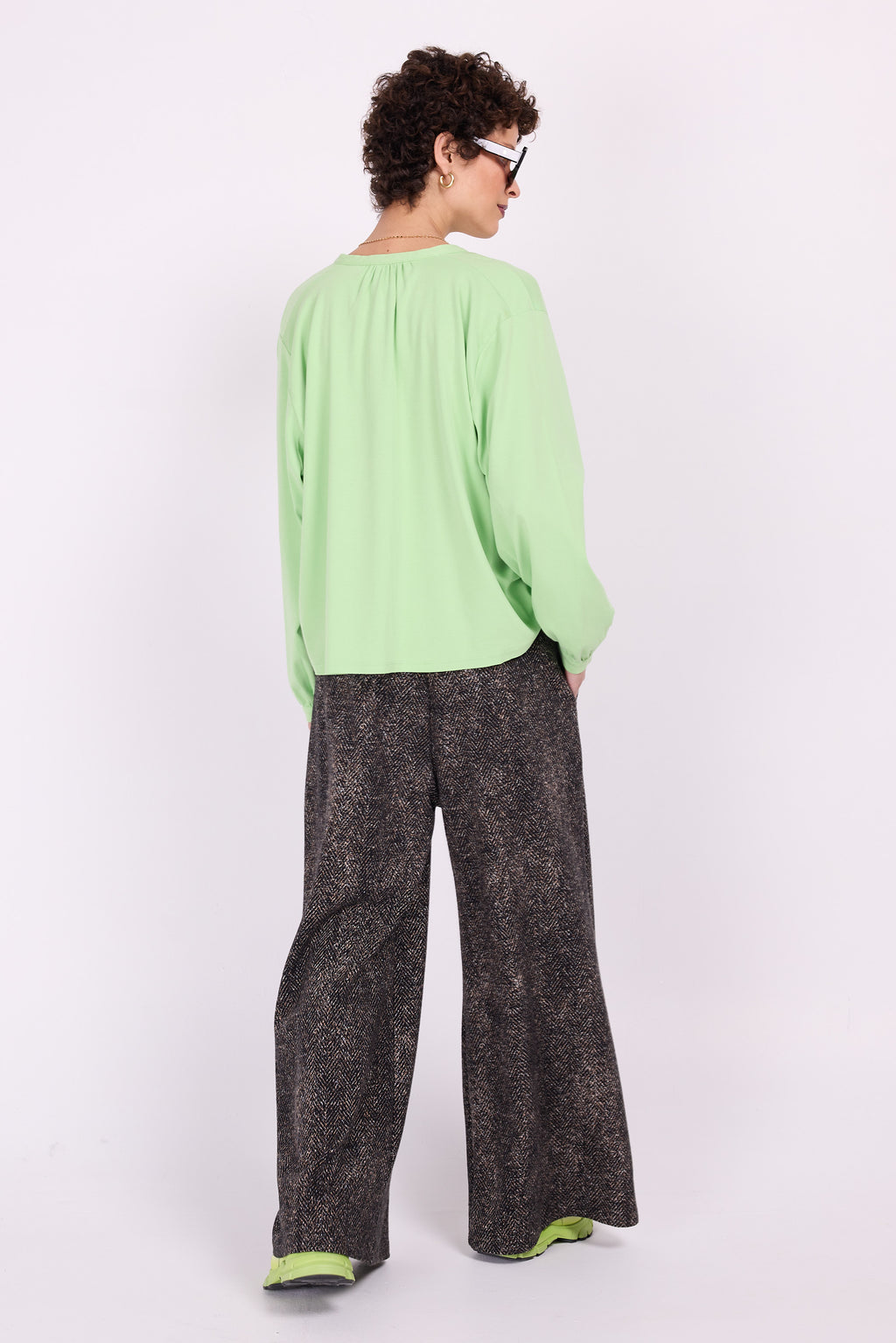 Ceylan Bluse in Pistazie