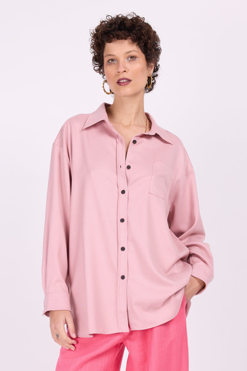 Celeste roze hemd
