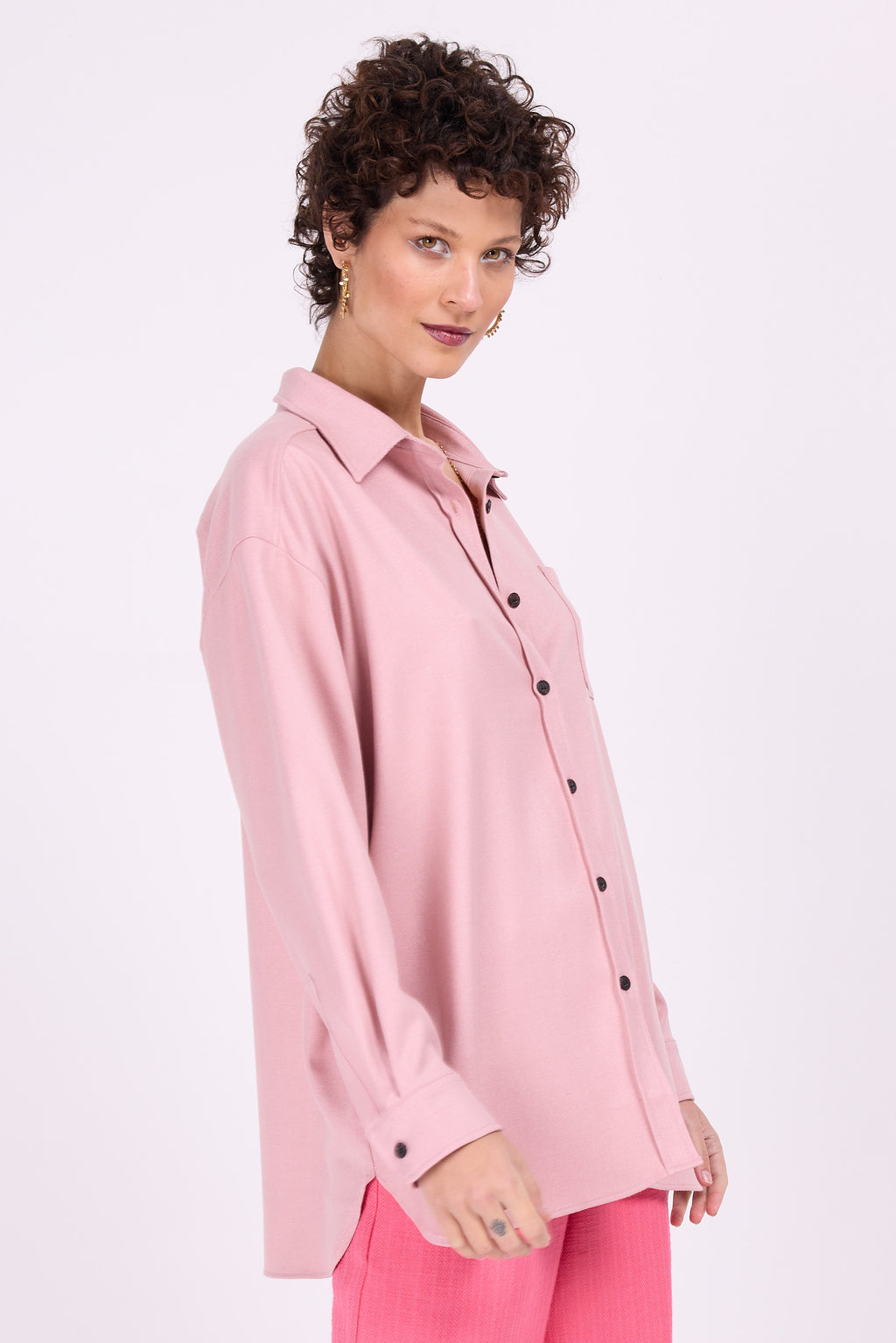 Celeste roze hemd