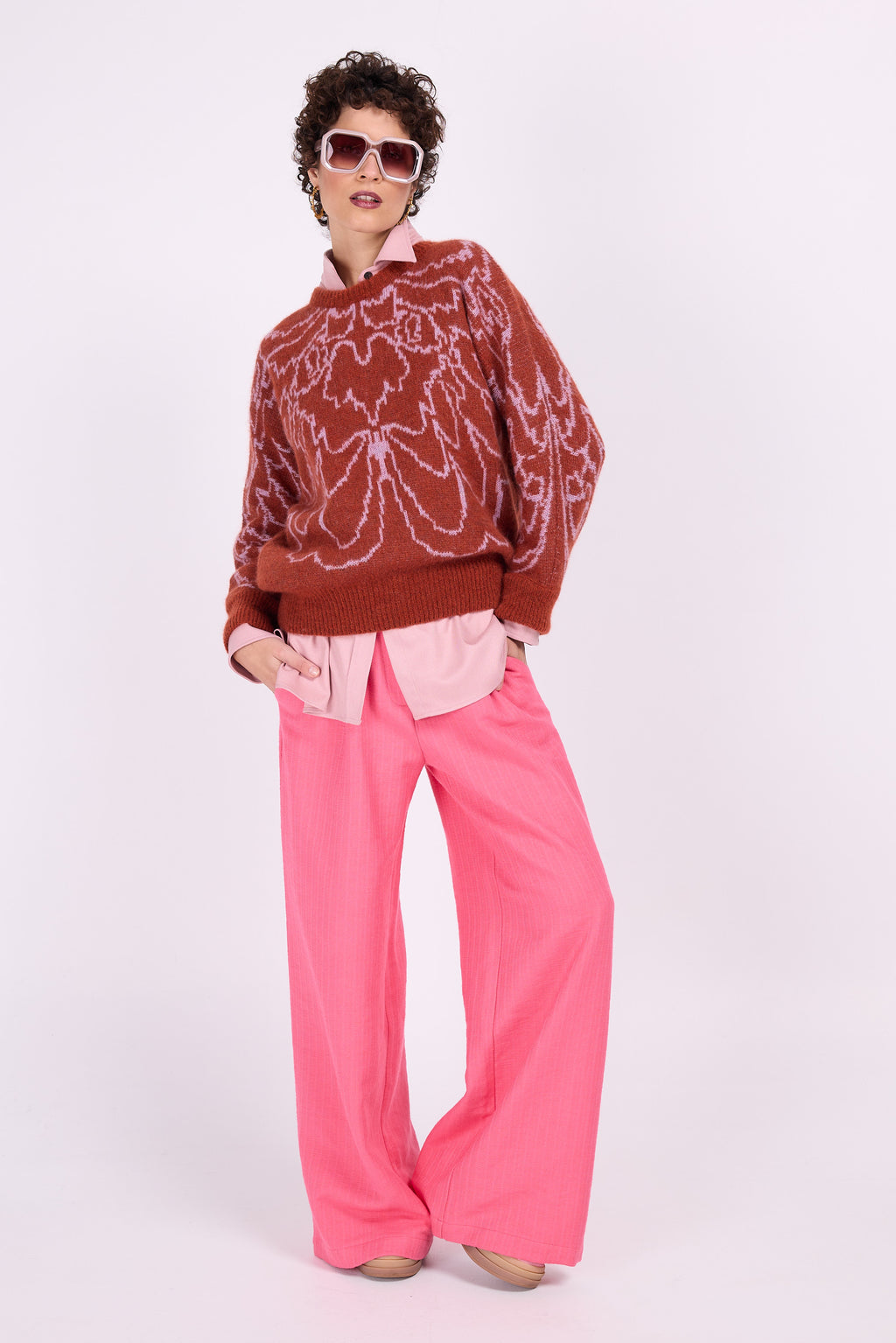 Celeste roze hemd