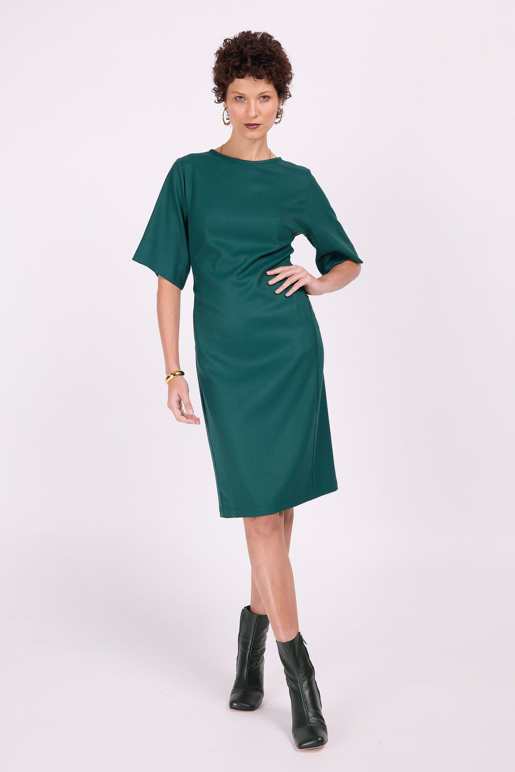 Elena grünes Kleid