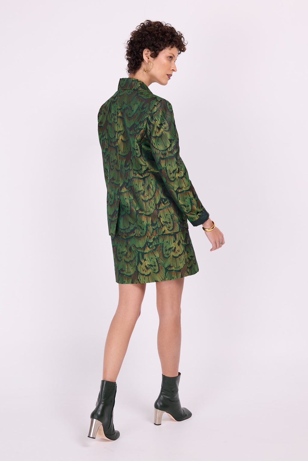Davos Blazer in Grüngold mit Libelle