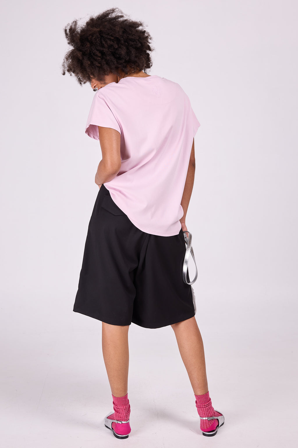 Schwarze Bermudashorts Eddie