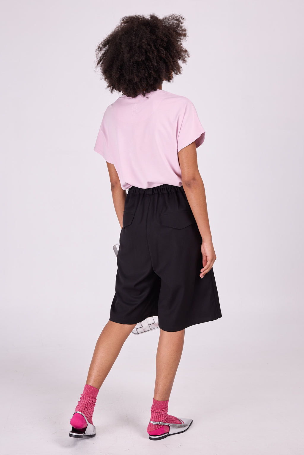 Schwarze Bermudashorts Eddie