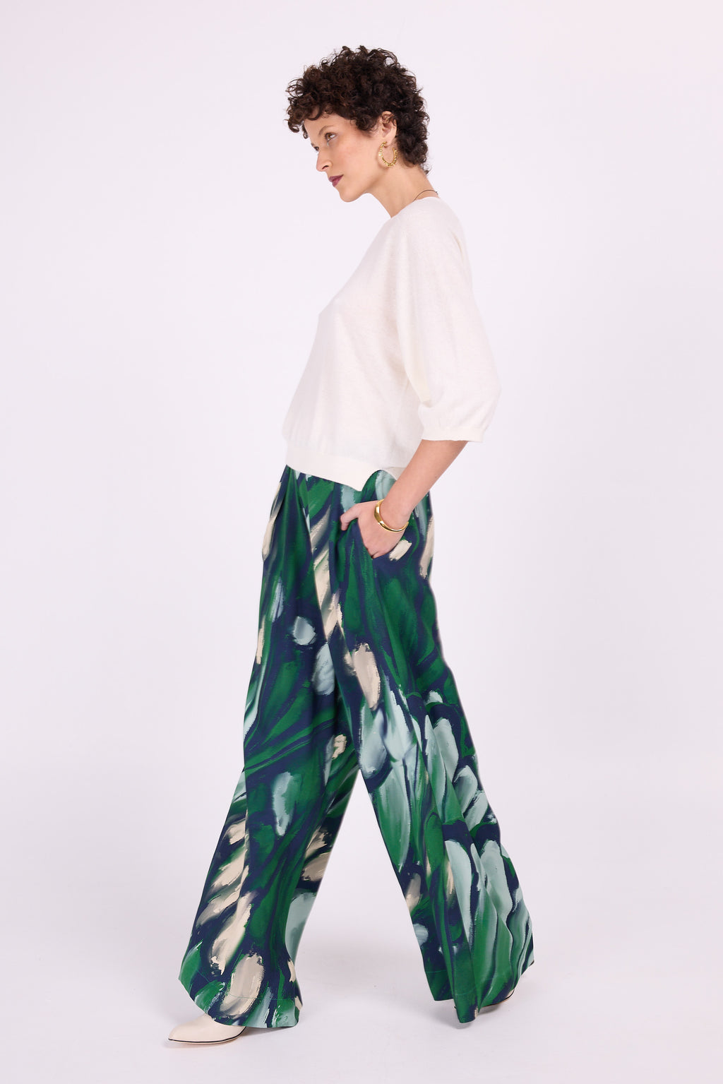 Clinton broek in beetle green wings