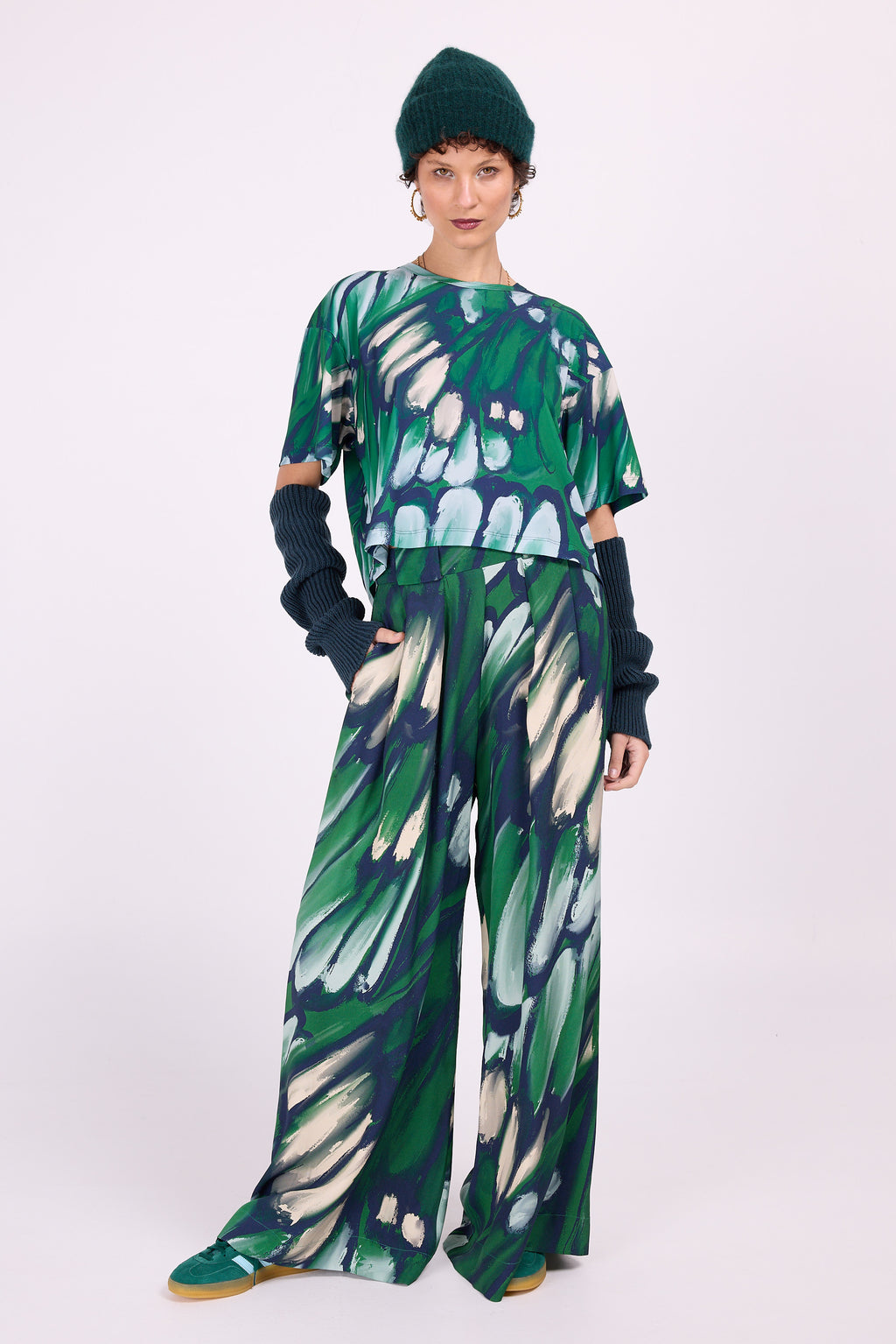 Clinton broek in beetle green wings