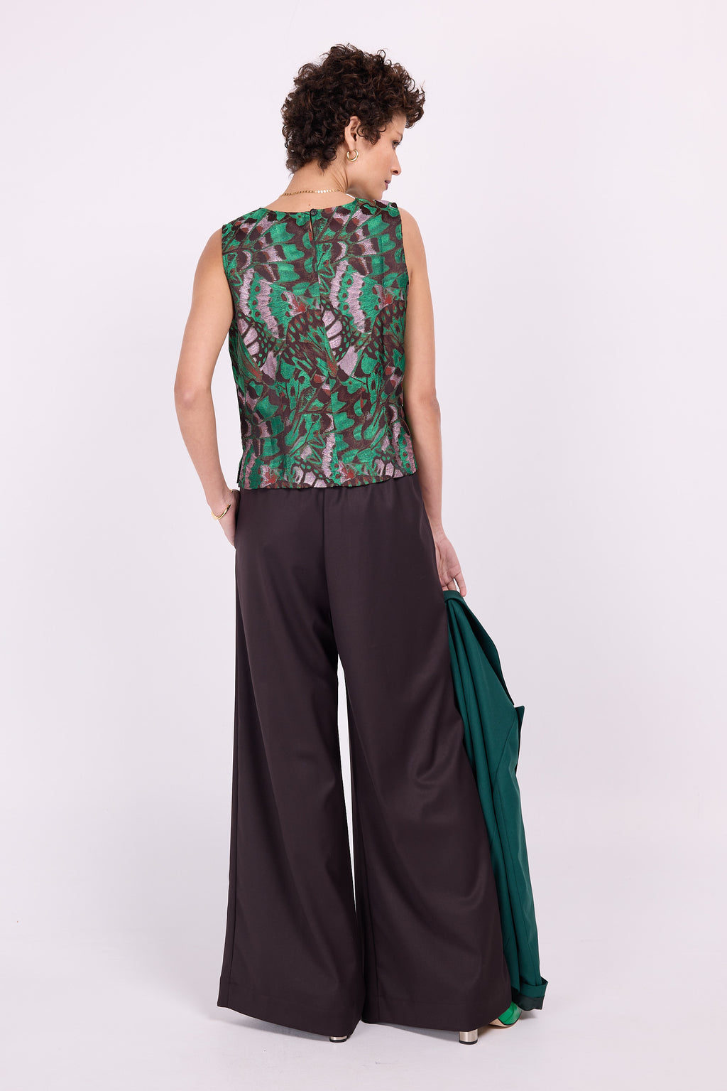 Dunkelbraune Hose Clinton