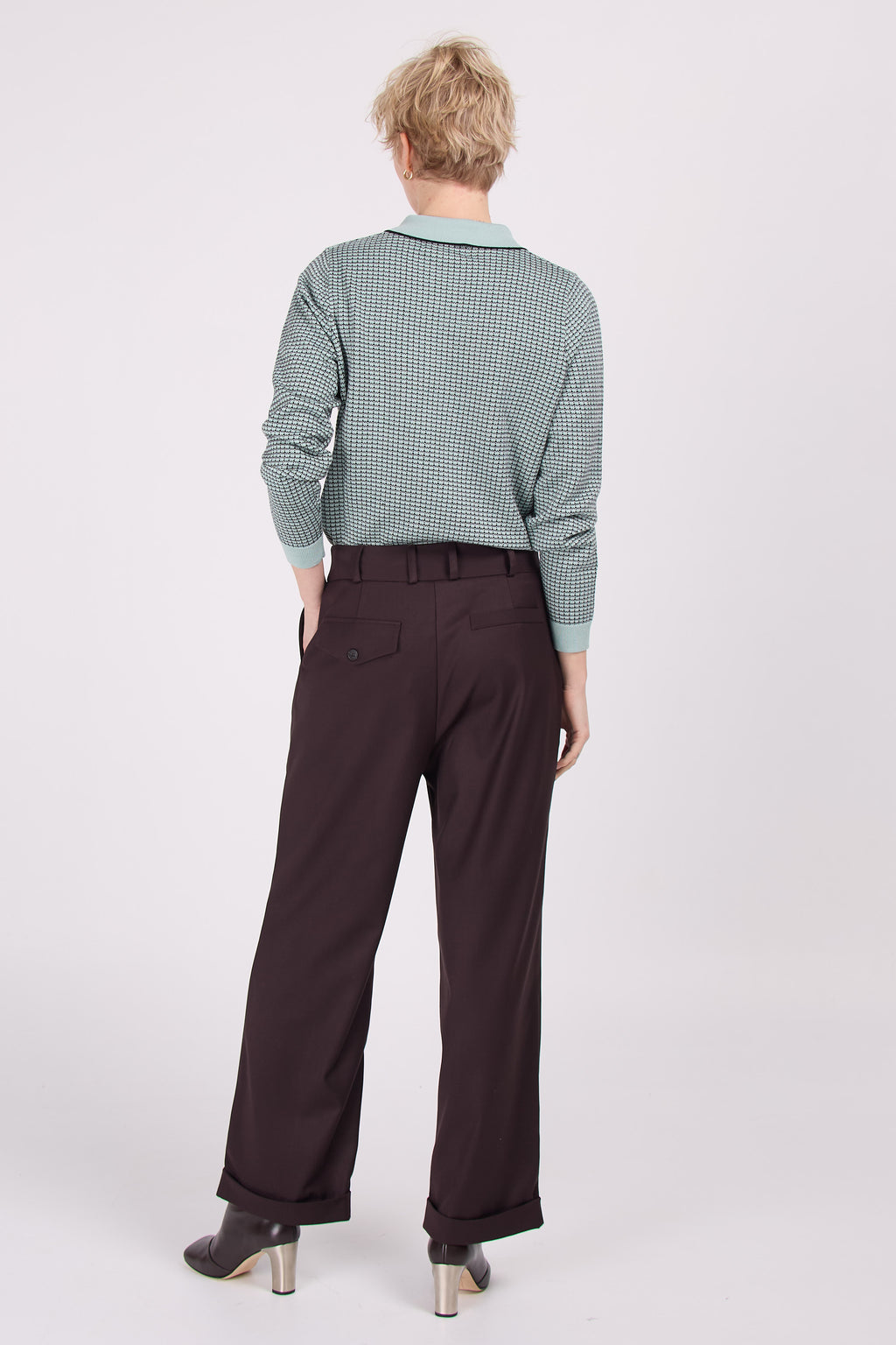 Enzo pantalon brun foncé