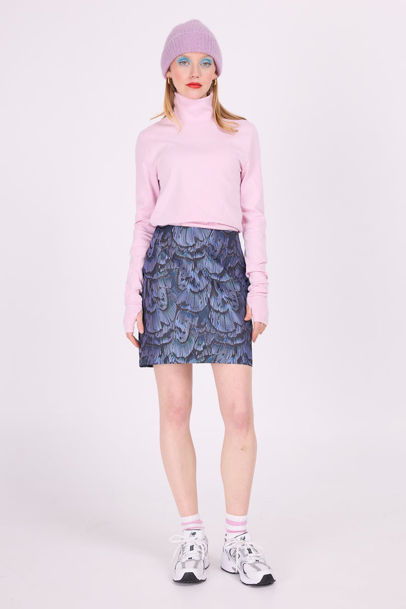 Chanel-Rock in blau-lila Libelle