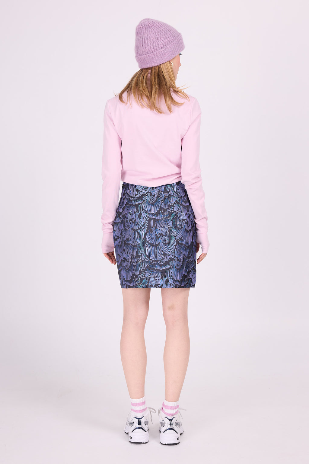 Chanel-Rock in blau-lila Libelle