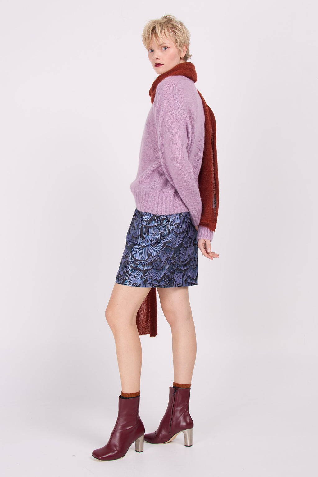Chanel-Rock in blau-lila Libelle
