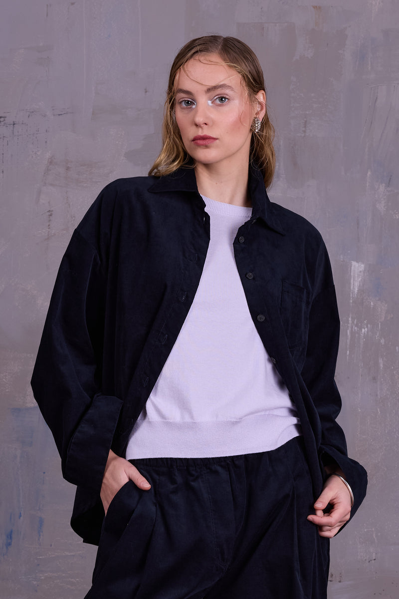 Giola hemd in midnight blue