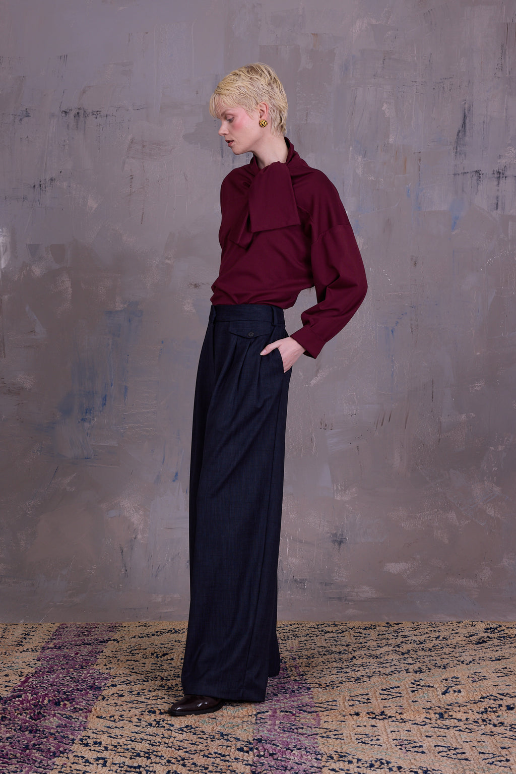 Gertruda sweater in plum