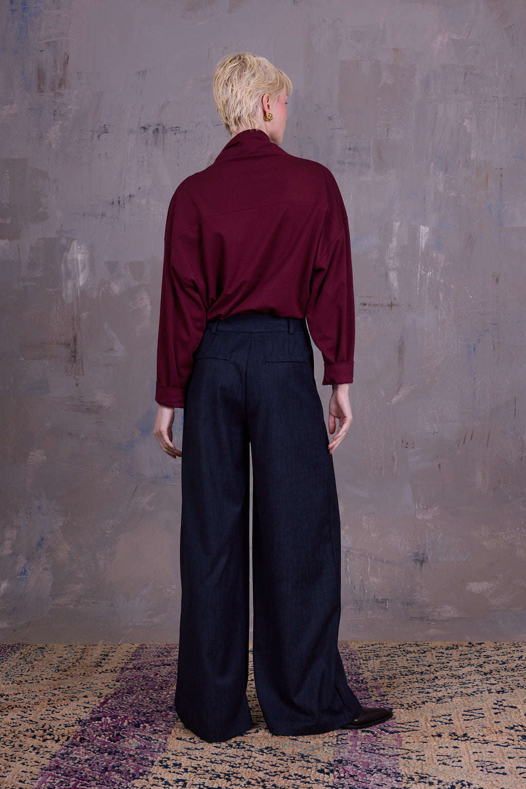 Gertruda sweater in plum
