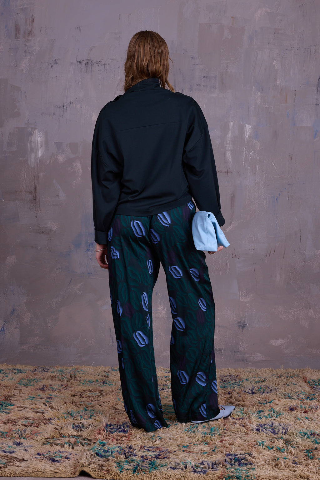 Gertruda sweater in evergreen