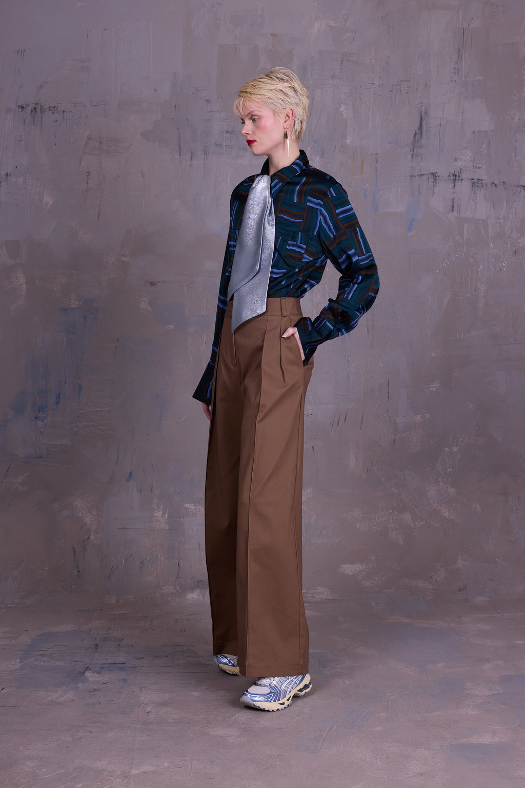 Filou hemd in deepsea blue wovens