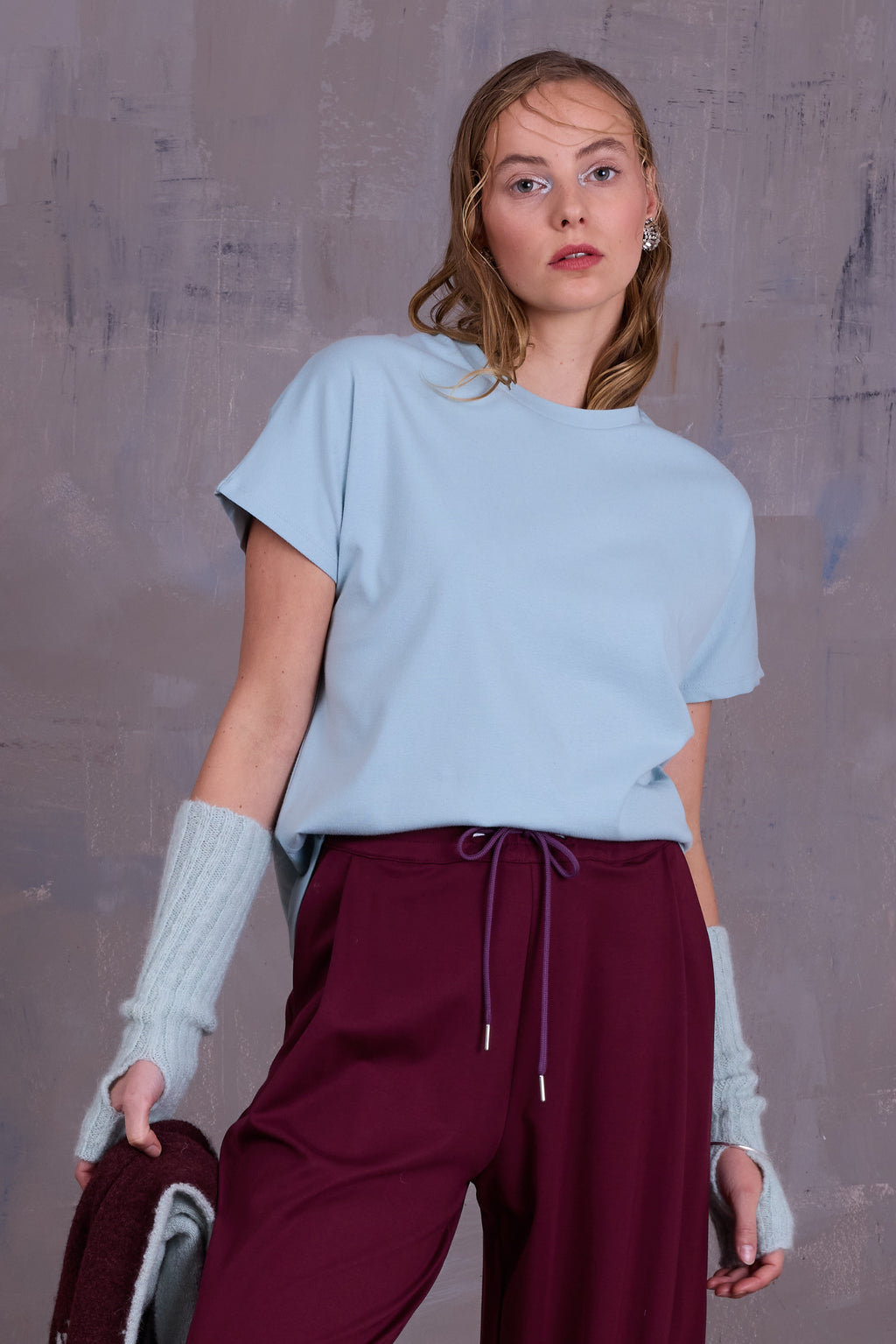 Edna T-shirt in misty sage
