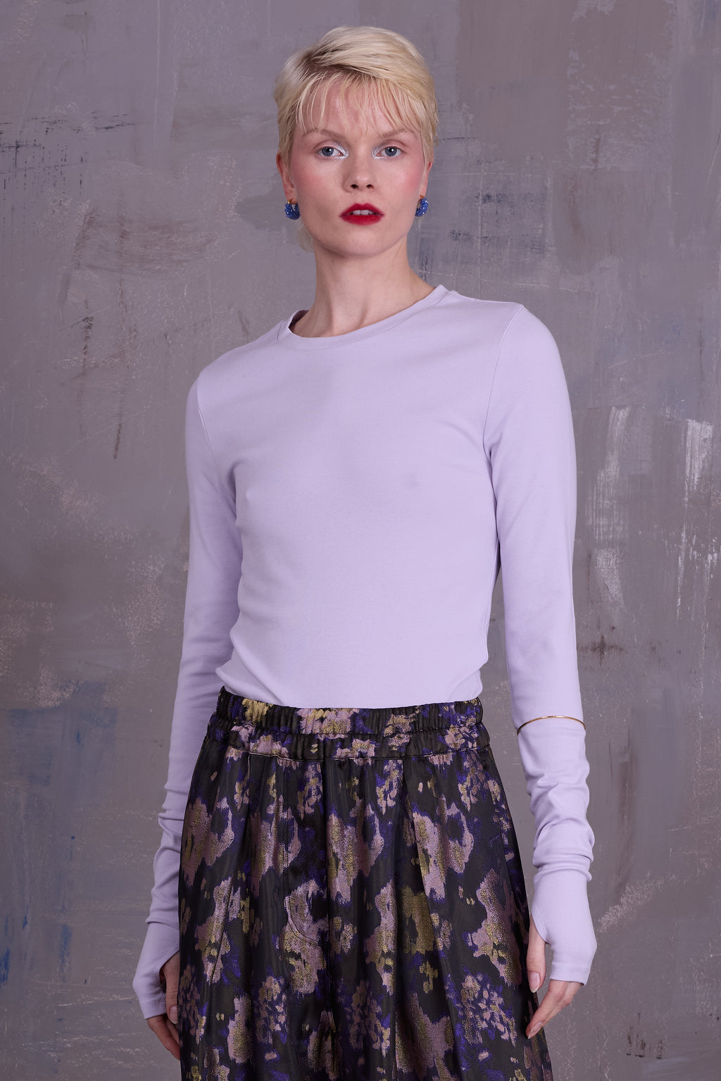 Gennis T-shirt in orchid hush