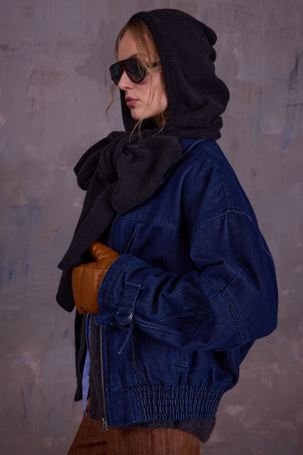 Gregory denim bomber jacket