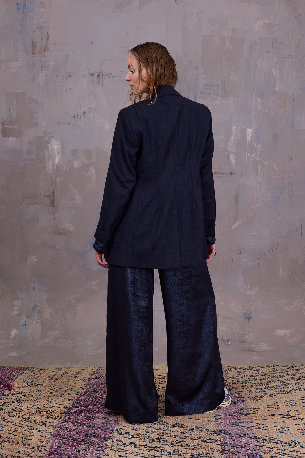Glenn blazer in deep blue