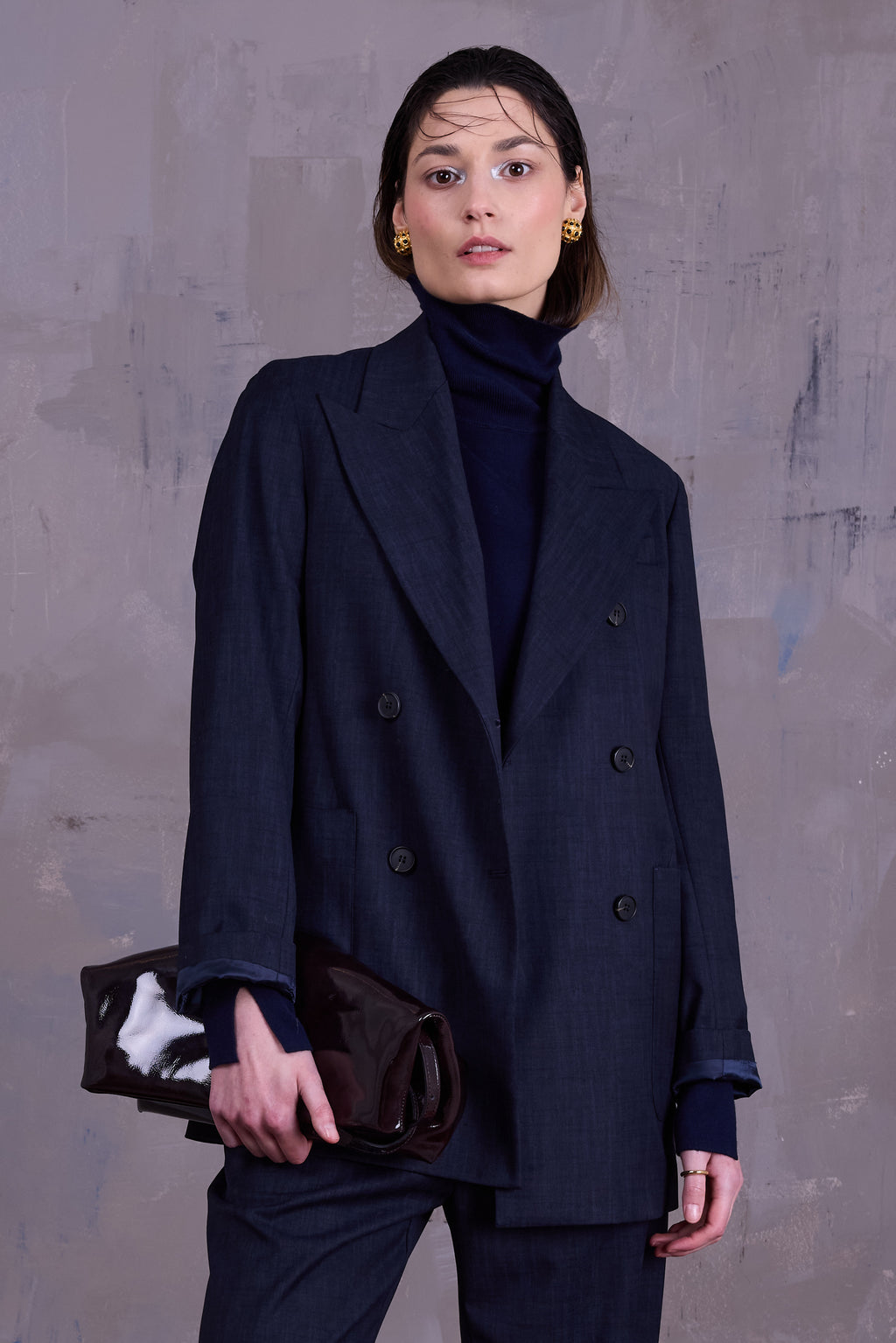 Glenn blazer in deep blue