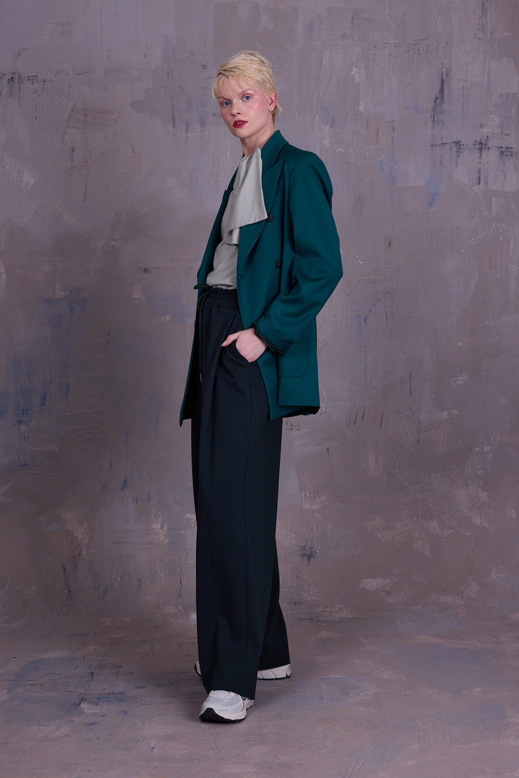 Glenn blazer in sea green