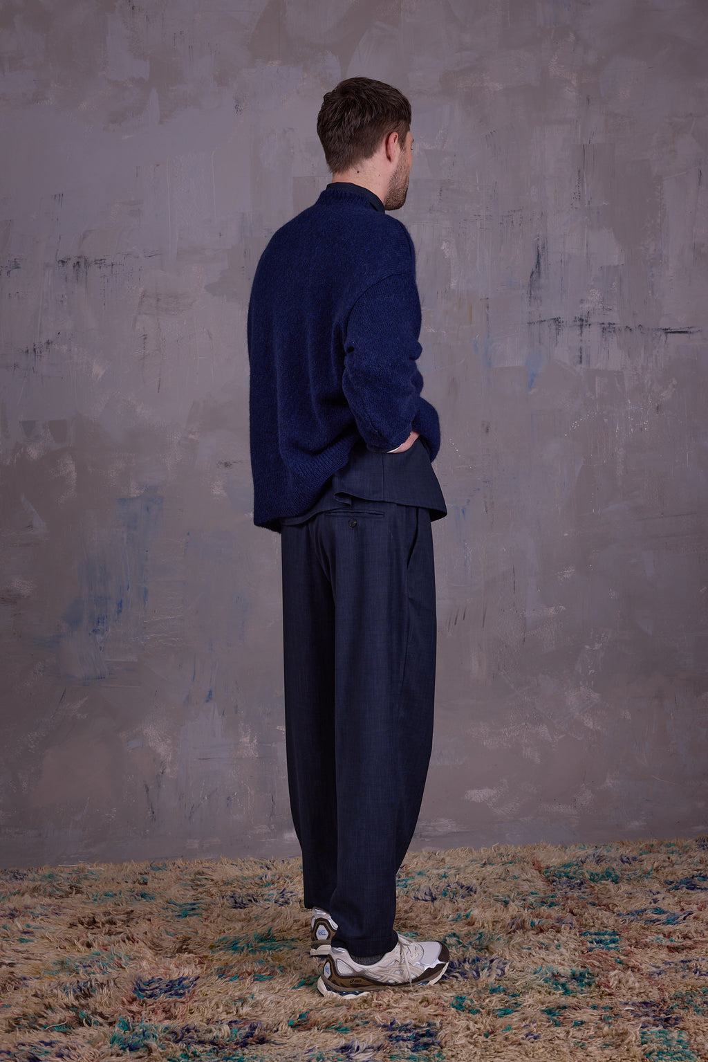 Greenville trui in midnight blue