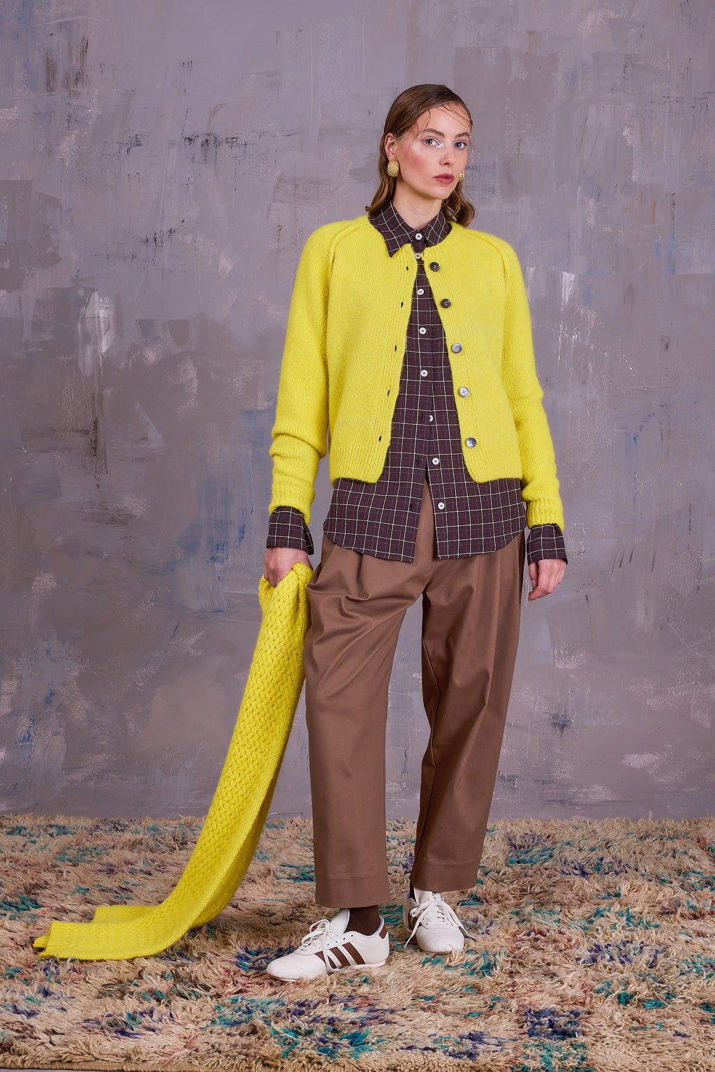 Gabin scarf in canary