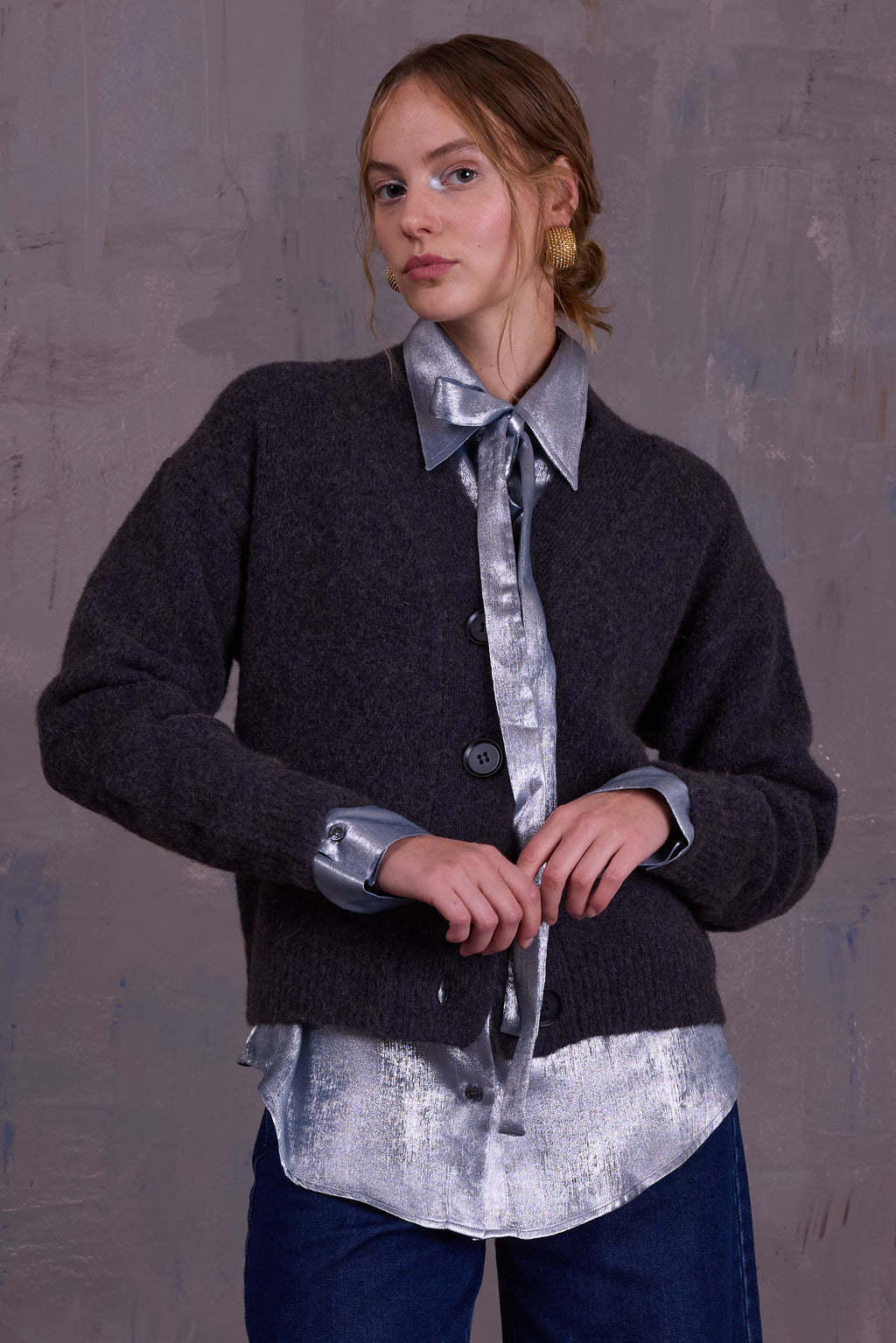 Gresa cardigan in yak