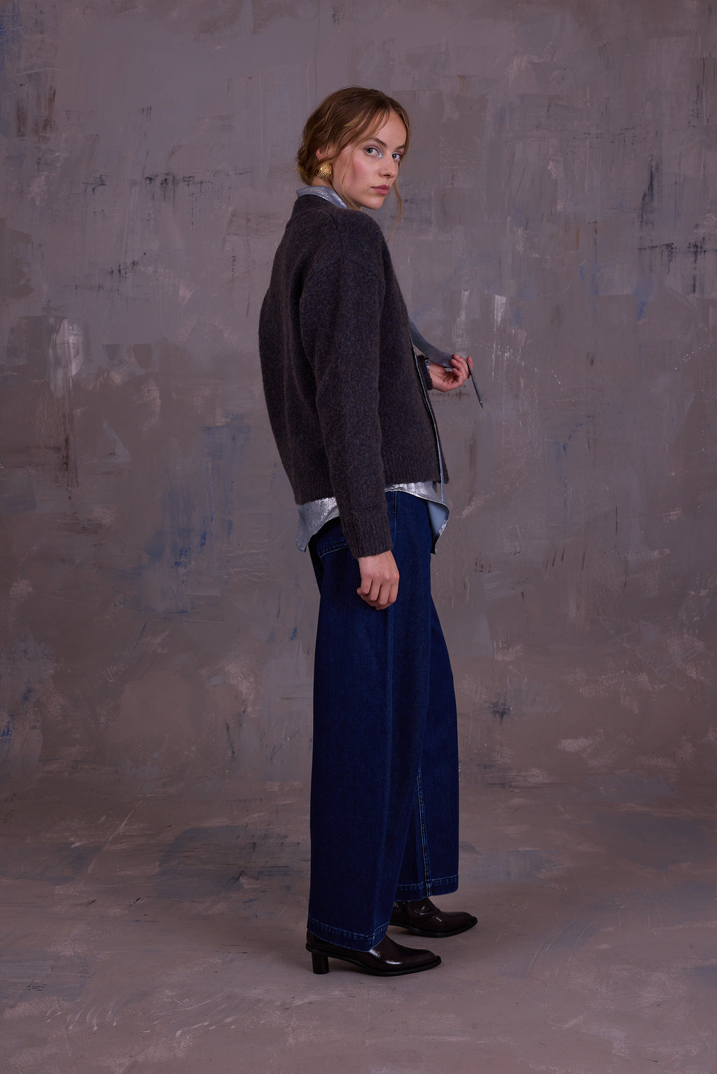Gresa cardigan in yak