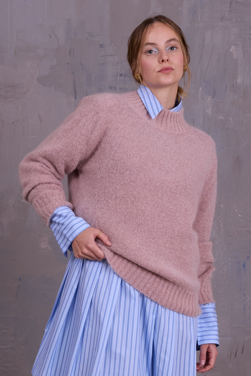 Glasgow rose knitted sweater
