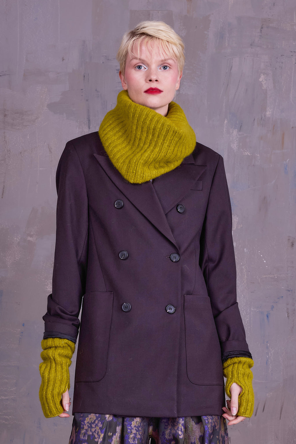 Gisella tube scarf in lime
